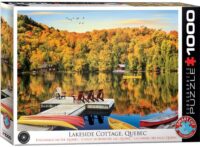 Puzzle 1000 pièces Chalet bord du lac Quebec