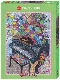 Puzzle 1000 pièces Quilt Art Sewn Piano