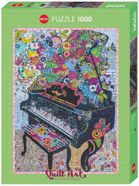 Puzzle 1000 pièces Quilt Art Sewn Piano