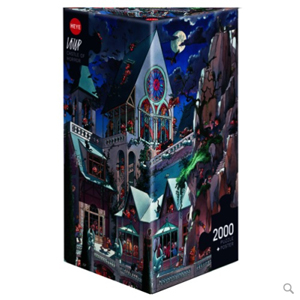 Puzzle 2000 pièces Chateau Hanté