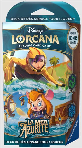 Disney Lorcana Set06 La Mer Azurite Deck Go GoTomago-Gadget