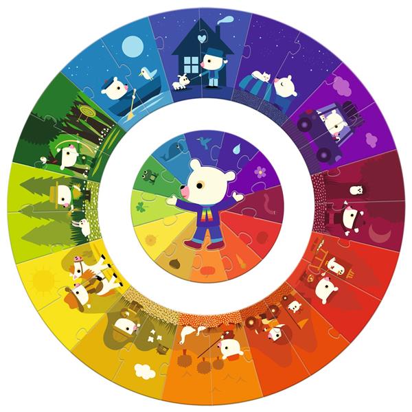 Puzzle 24P Les couleurs