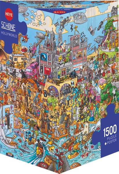 Puzzle 1500 pièces Hollyworld