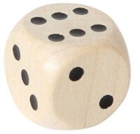 Dé en bois 20mm