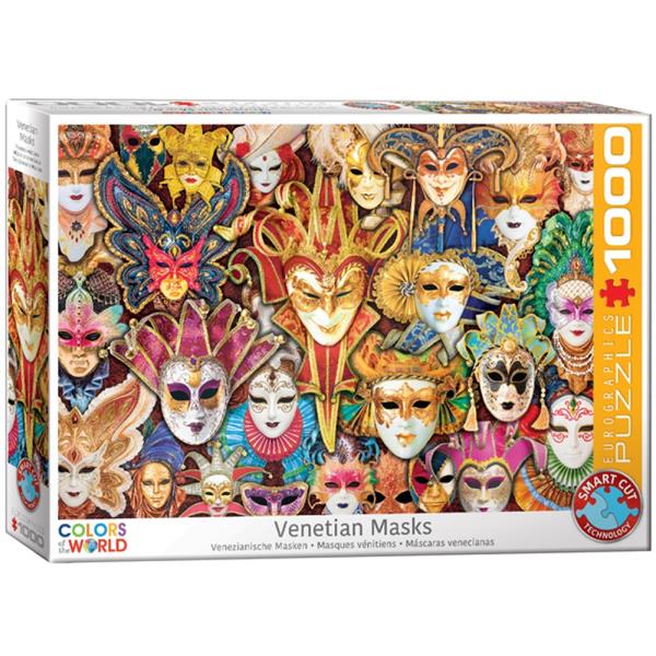 Puzzle 1000 pièces Masques venitiens
