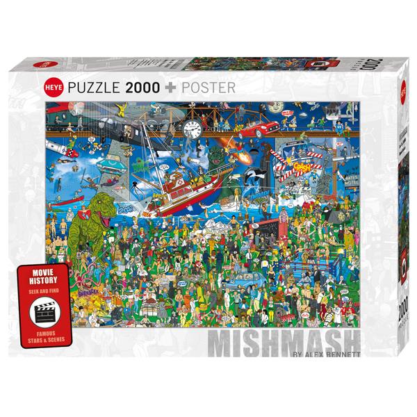 Puzzle 2000 pièces Mishmash Movie History