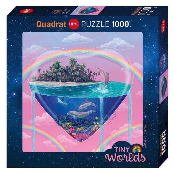 Puzzle 1000 Pièces Tiny Worlds Dolphins