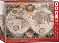 Puzzle 2000 pièces Carte du monde antique