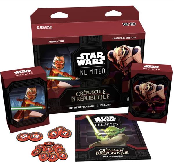 Star Wars Unlimited : Crépuscule de la République Kit de démarrage