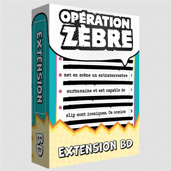 Opération Zèbre : Extension BD