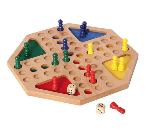 Jeu de Dadas - Petits Chevaux - Bois