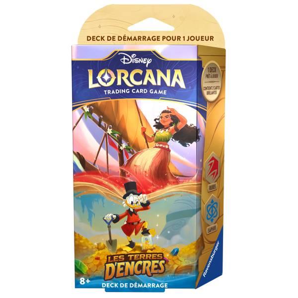 Disney Lorcana Set03 Les Terres d'Encre Deck Vaiana- Picsou