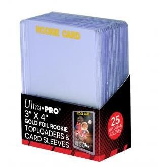 Toploaders + sleeves Rookie x 25