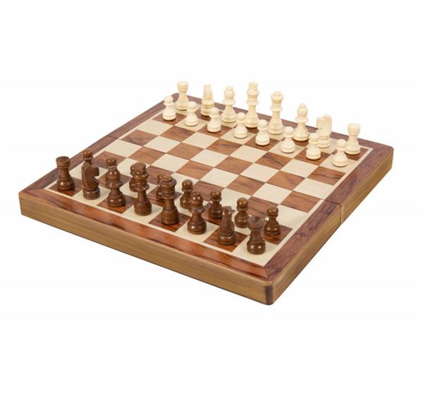 Jeu d'Echecs Bois pliant Deluxe