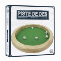 Piste de Dés 35Cm Bois Ronde