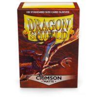 Dragon Shield Matte Crimson (X100)