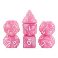 Dés pour jdr - Rose nacré