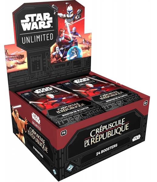 Star Wars Unlimited : Crépuscule de la République Boite de 24 boosters