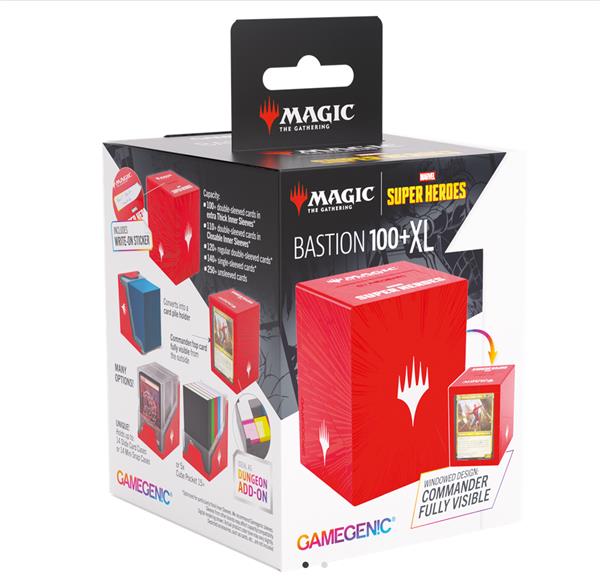 Magic Marvel Bastion 100+ XL - Comic Burst Red
