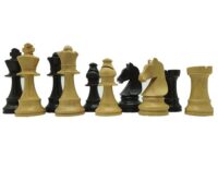 Pièces d'échecs N°5 Bois, Plombées Feutrées
