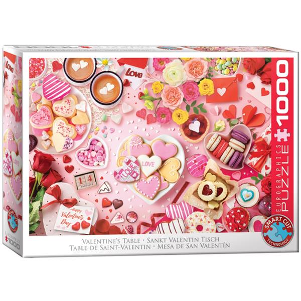 Puzzle 1000 pièces Table de Saint Valentin