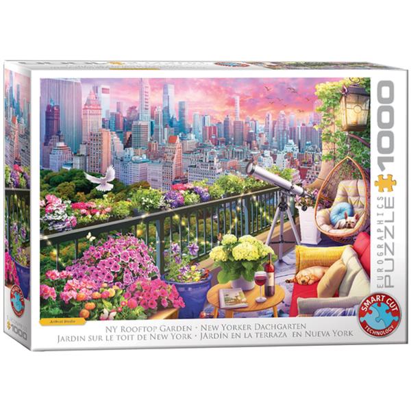 Puzzle 1000 pièces Jardin sur le toit de New York