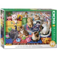 Puzzle 500 pièces Récréation des chatons