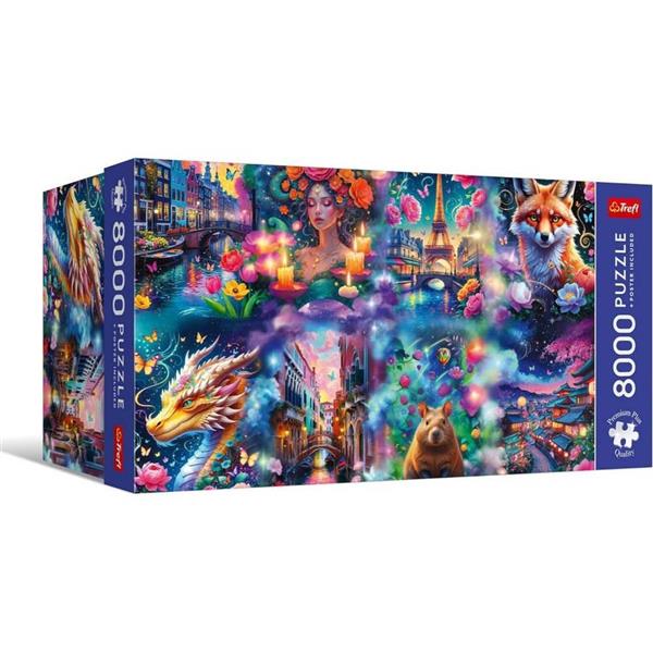 Puzzle 8000 pièces Colorful World (*)