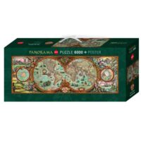 Puzzle 6000 pièces Hemisphere Map