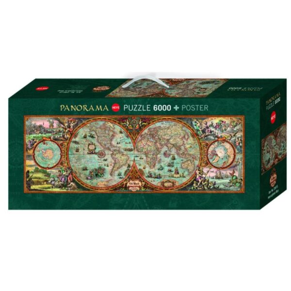 Puzzle 6000 pièces Hemisphere Map