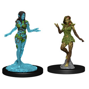 Figurines jeu de rôle Pathfinder Nymph & Dryad