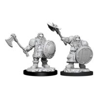 Figurines jeu de rôle D&D Male Dwarf Fighter