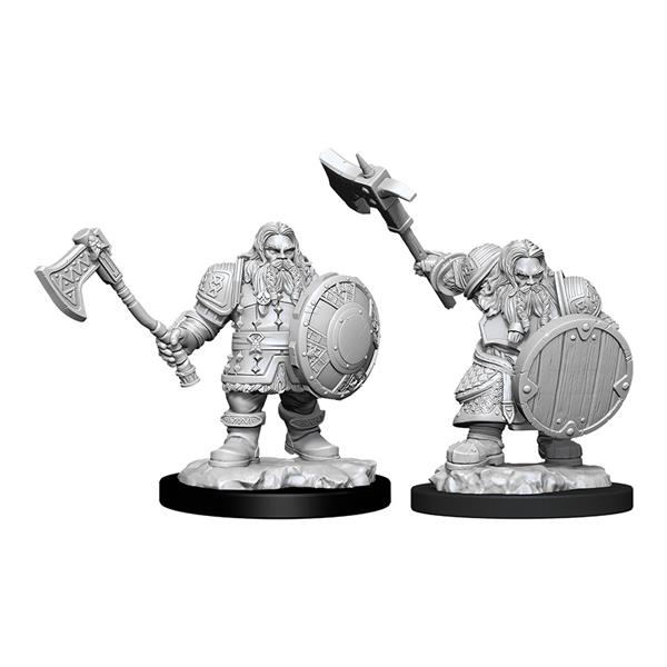 Figurines jeu de rôle D&D Male Dwarf Fighter