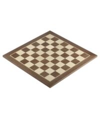 Plateau Jeu Echecs Marqueterie Erable Noyer case 40mm