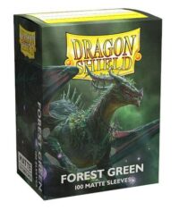 Dragon Shield Matte Forest Green (X100)