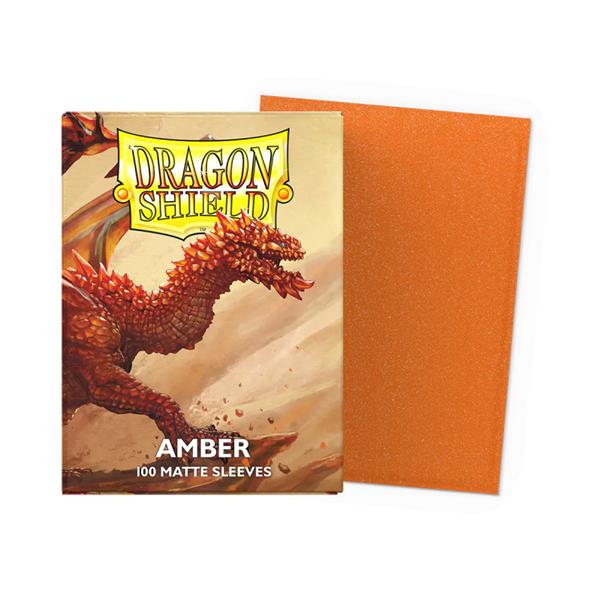 Dragon Shield Matte Amber (X100)