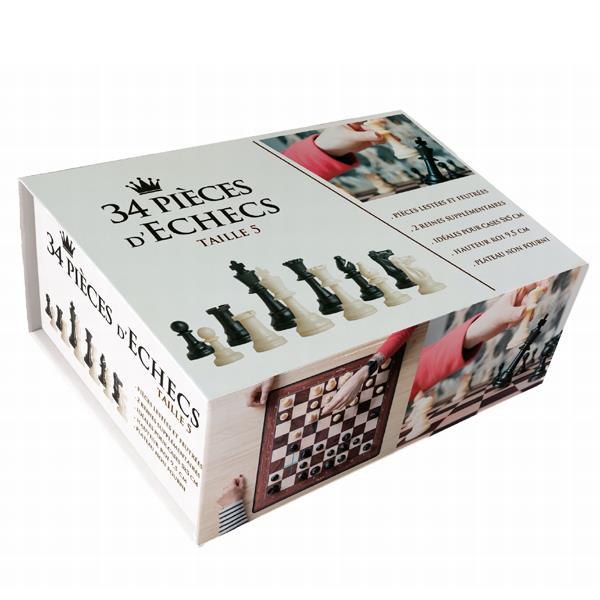 Pièces d'échecs N°5 Plastique