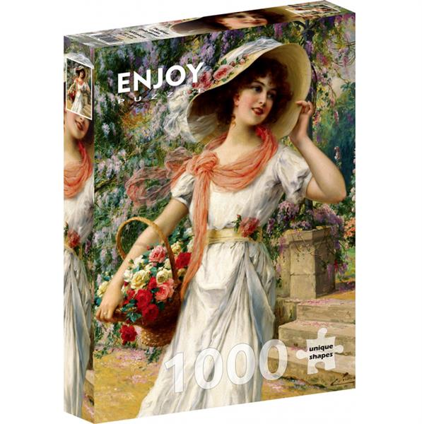 Puzzle 1000P - Emile Vernon - The Flower Garden
