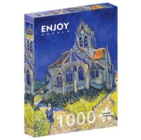 Puzzle 1000P - Vincent Van Gogh - The Church in Auvers-sur-oise