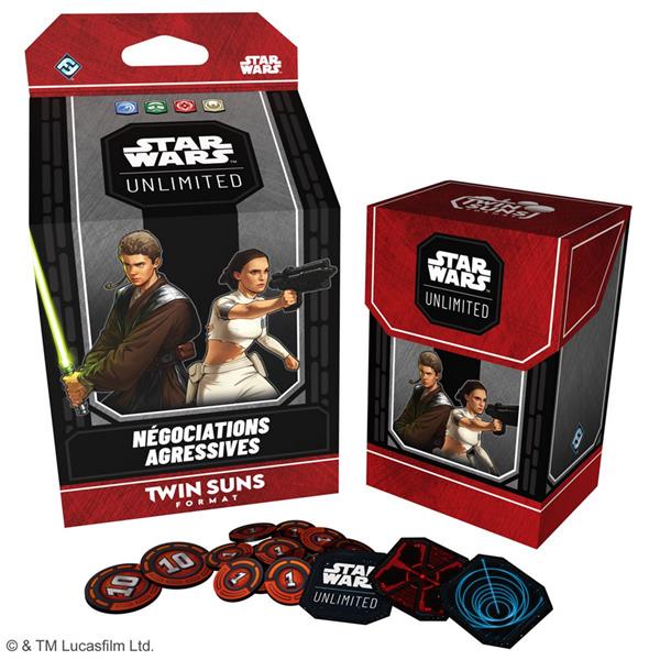 Star Wars Unlimited : Twin Suns deck Négociations agressives