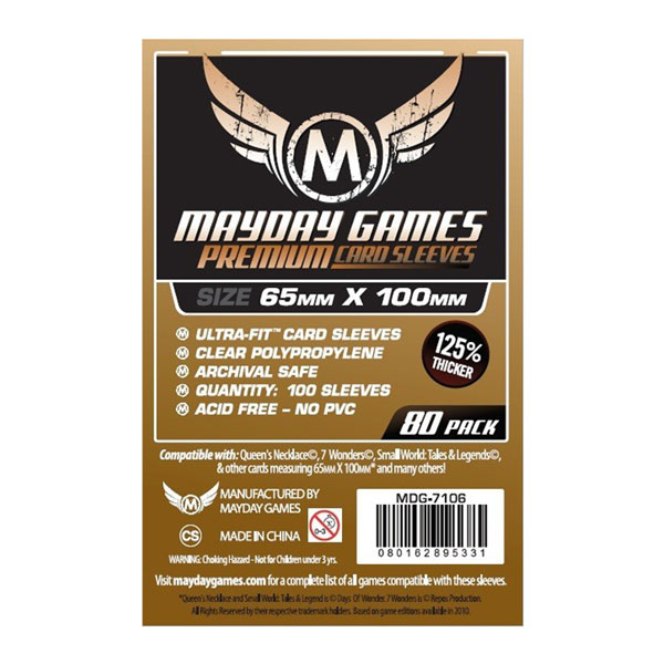 Protèges cartes 65x100mm 7 Wonders Magnum PREMIUM