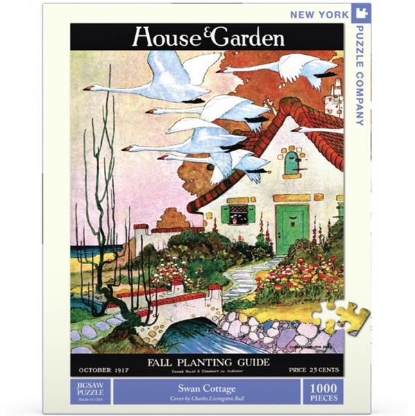 Puzzle 1000P - House & Garden - Swan Cottage