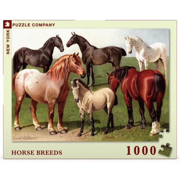 Puzzle 1000P - Vintage Collection - Horse Breeds