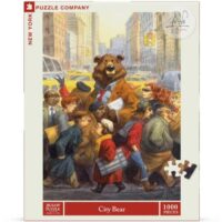 Puzzle 1000P - City Bear - Peter de Seve