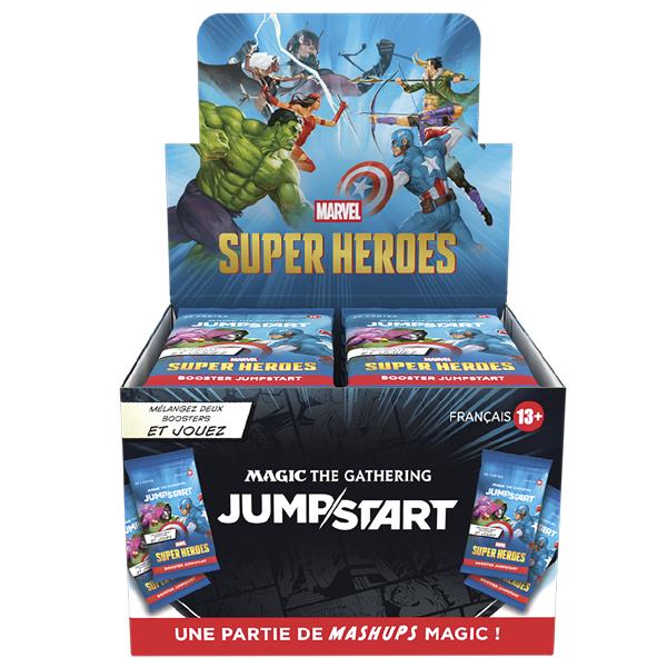 Magic Marvel Super Heroes Boite de 24 boosters Jumpstart