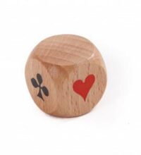 Dé d'Atout belote bois 30mm