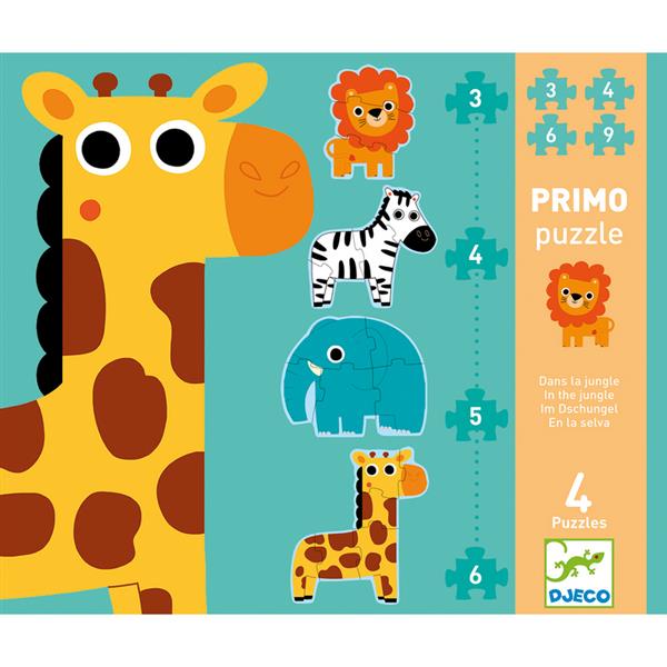 Puzzle 18P primo Dans la Jungle