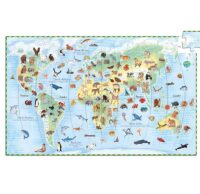 Puzzle 100P Animaux du Monde