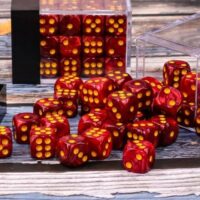 Set de 36 Dés 6 Rouge