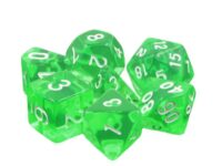 Dés pour jdr - Gemmes Emeraude